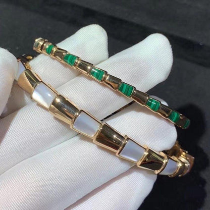 [vivabelle]SERPENTI BRACELET PINK GOLD MOP