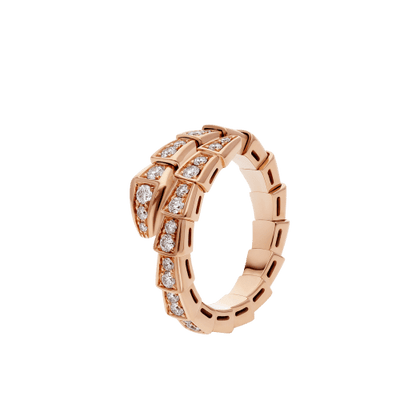 [vivabelle]SERPENTI RING ROTGOLD DIAMANT 4MM