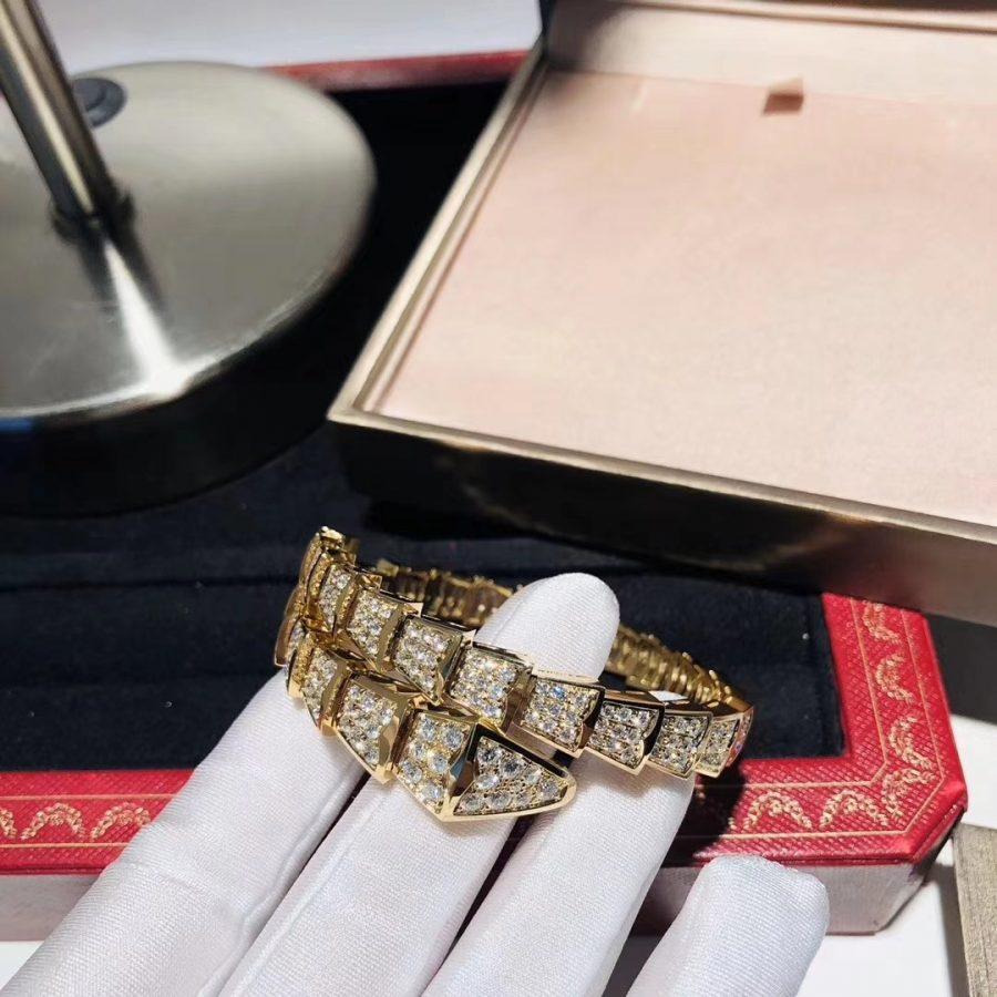 [vivabelle]SERPENTI BRACELET 8MM GOLD DIAMOND