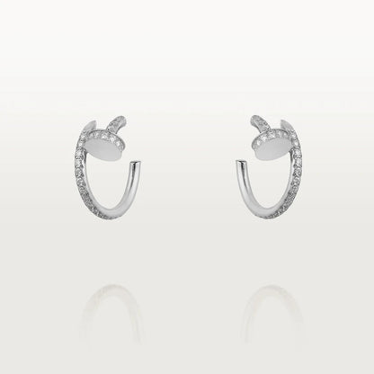 [vivabelle]JUSTE OHRRINGE 12,75MM SILBER DIAMANT