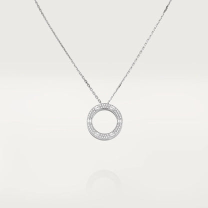 [vivabelle]LOVE HALSKETTE VERSTELLBAR SILBER