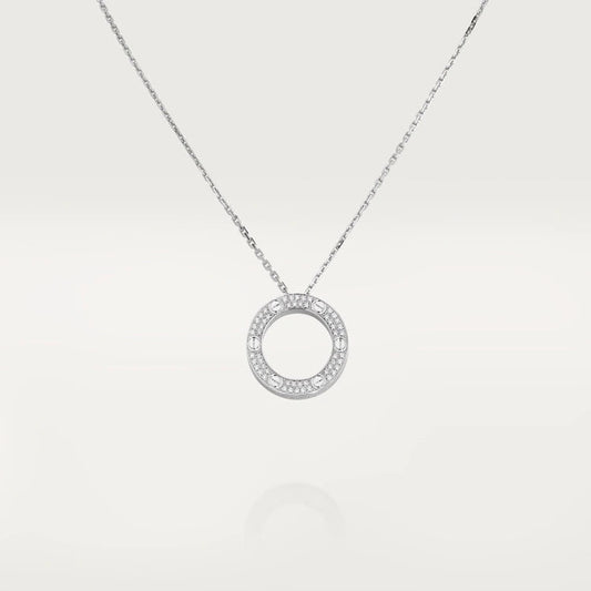 [vivabelle]LOVE HALSKETTE VERSTELLBAR SILBER
