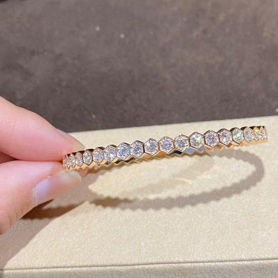 [vivabelle]BEE LOVE GOLD BRACELET FULL DIAMOND