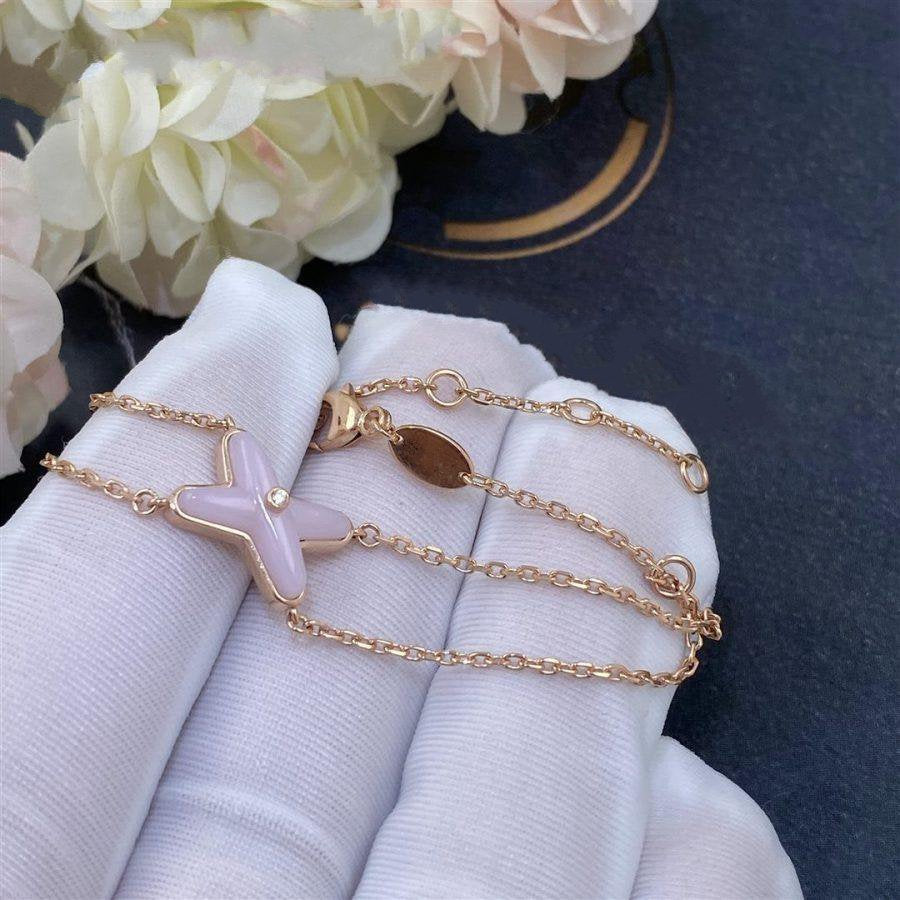 [vivabelle]JEUX BRACELET PINK MOP PINK GOLD 1 DIAMOND