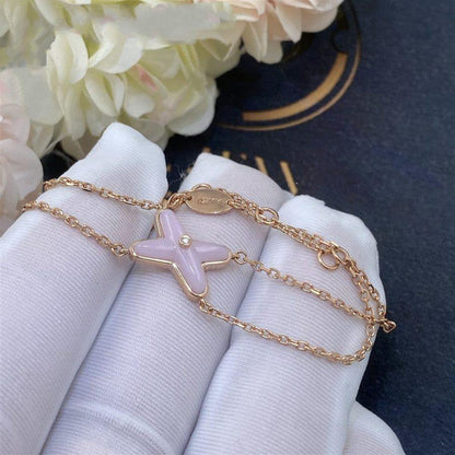 [vivabelle]JEUX BRACELET PINK MOP PINK GOLD 1 DIAMOND
