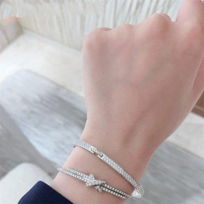 [vivabelle]JEUX DE BRACELET DIAMONDS SILVER