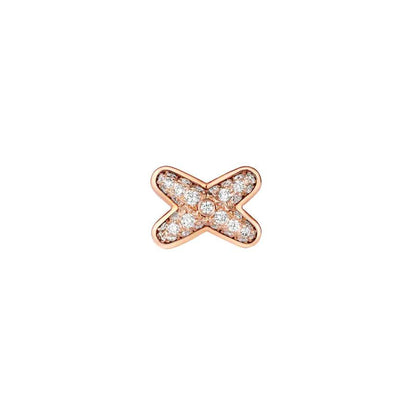 [vivabelle]JEUX DE ROSA GOLD-DIAMANT-OHRRINGE