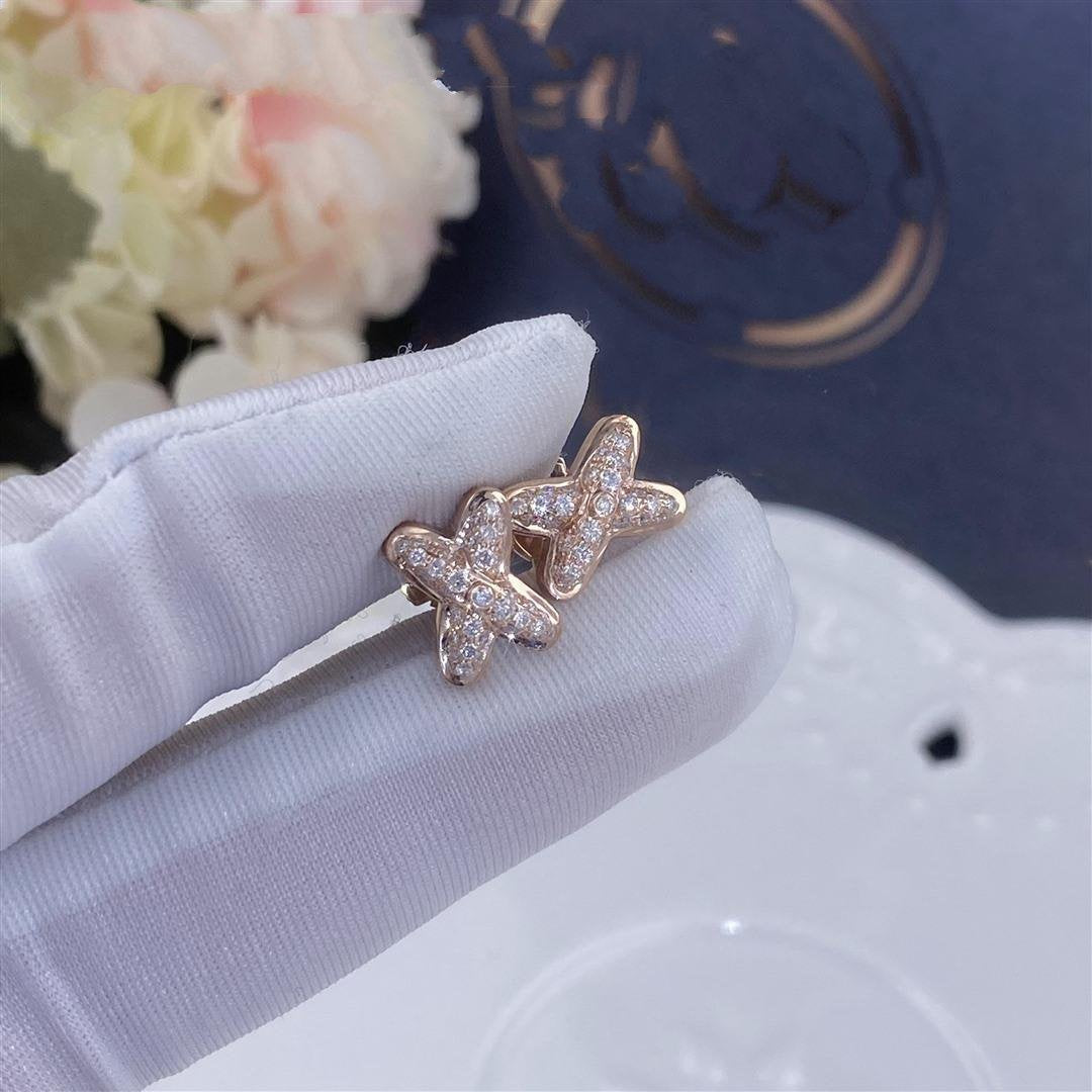 [vivabelle]JEUX DE ROSA GOLD-DIAMANT-OHRRINGE