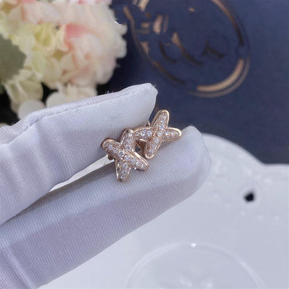 [vivabelle]JEUX DE ROSA GOLD-DIAMANT-OHRRINGE