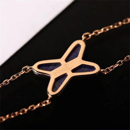 [vivabelle]Hollow Design Four-Leaf Clover Flower Shape Ring