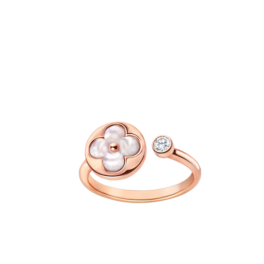[vivabelle]SUN 1 DIAMOND PINK MOP RING