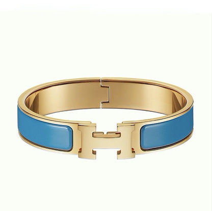 [vivabelle]H BRACELET TURQUOISE 12MM