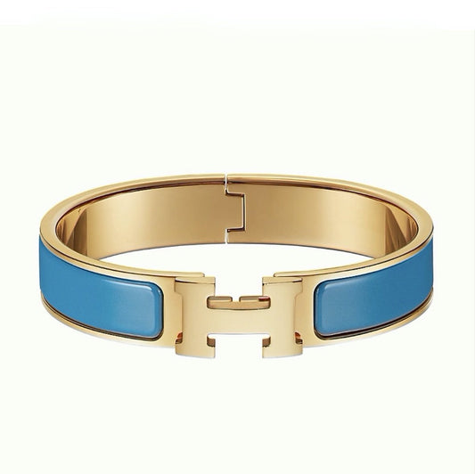 [vivabelle]H BRACELET TURQUOISE 12MM