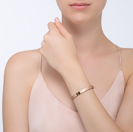 [vivabelle]LOVE BRACELET 6.1MM 4 DIAMONDS