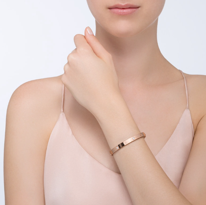 [vivabelle]LOVE BRACELET 6.1MM 4 DIAMONDS