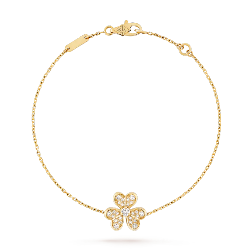[vivabelle]FRIVOLE GOLD BLUMEN DIAMANT ARMBAND