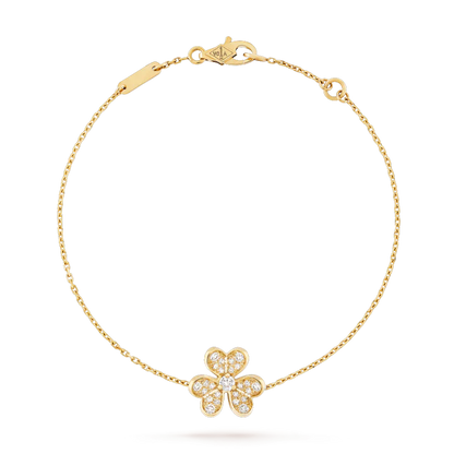 [vivabelle]FRIVOLE GOLD BLUMEN DIAMANT ARMBAND