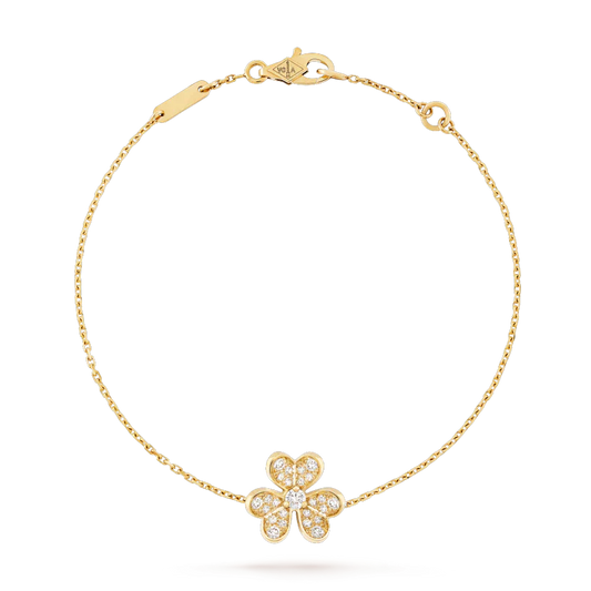[vivabelle]FRIVOLE GOLD BLUMEN DIAMANT ARMBAND