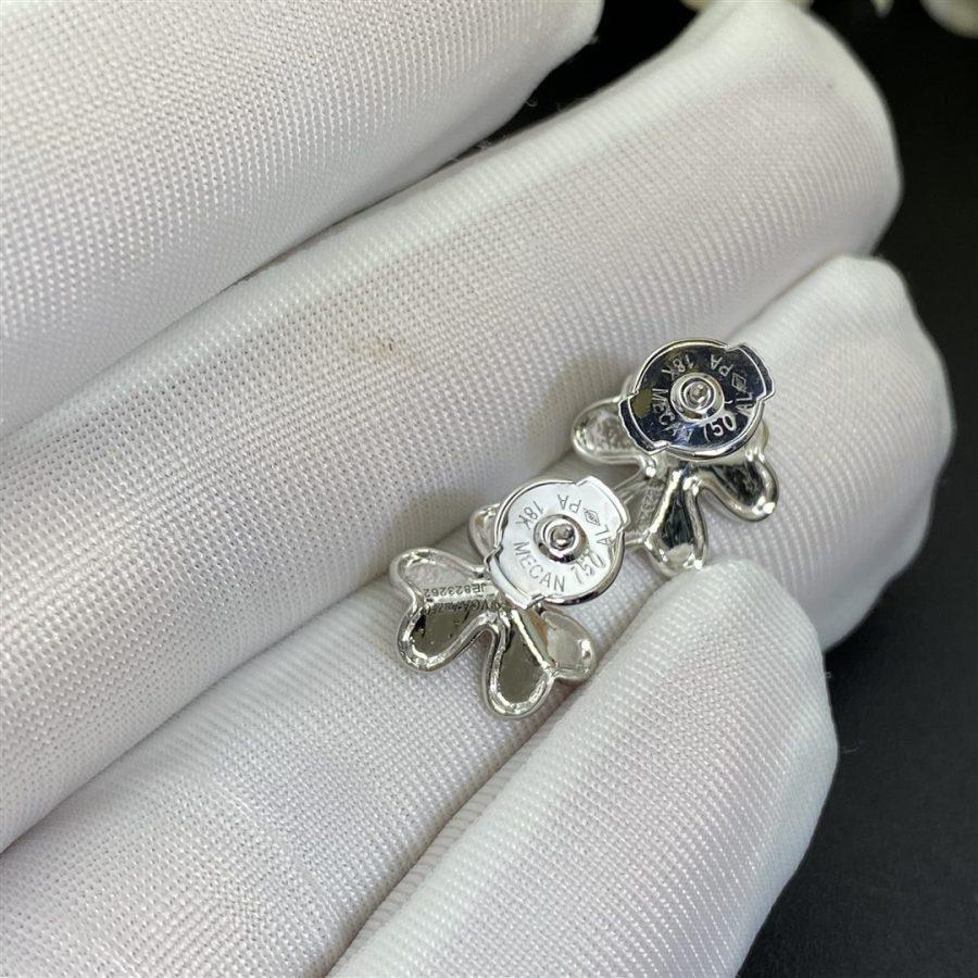[vivabelle]FRIVOLE MINI SILBERNE BLUMENOHRRINGE
