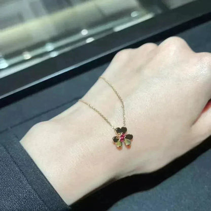 [vivabelle]FRIVOLE GOLD FLOWER NECKLACE