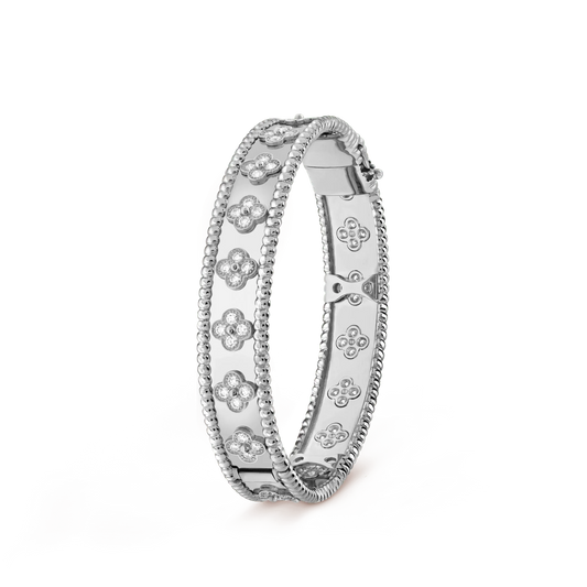 [vivabelle]CLOVER ARMBAND 8MM DIAMANTEN
