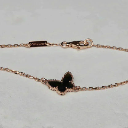 [vivabelle]BUTTERFLY ONYX SCHMETTERLINGSARMBAND
