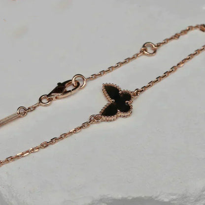[vivabelle]BUTTERFLY ONYX SCHMETTERLINGSARMBAND