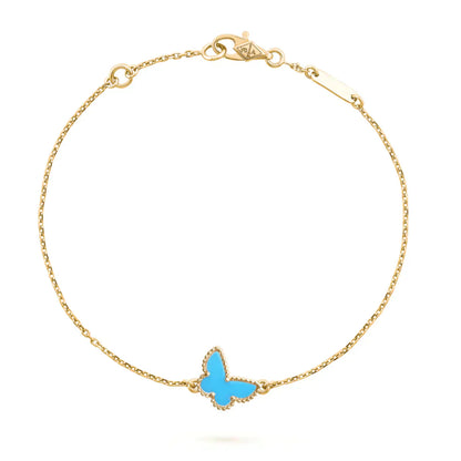 [vivabelle]BUTTERFLY TÜRKIS SCHMETTERLINGSARMBAND