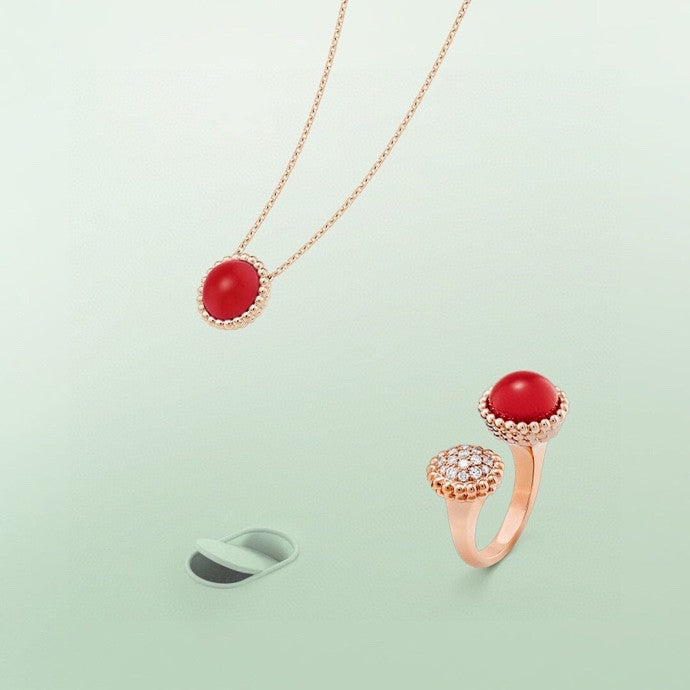 [vivabelle]PERLEE COULEURS DIAMANT ROSÉGOLD ZWISCHEN DEN FINGERRING