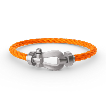 [vivabelle]FORCE LARGE HORSESHOE NO DIAMOND BRACELET SILVER
