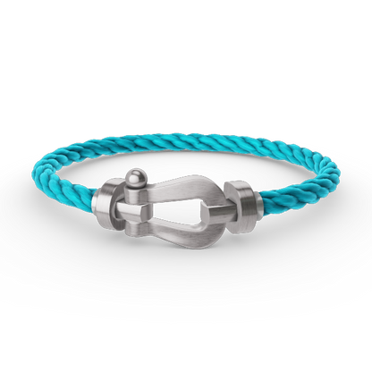 [vivabelle]FORCE LARGE HORSESHOE NO DIAMOND BRACELET SILVER