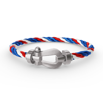 [vivabelle]FORCE LARGE HORSESHOE NO DIAMOND BRACELET SILVER