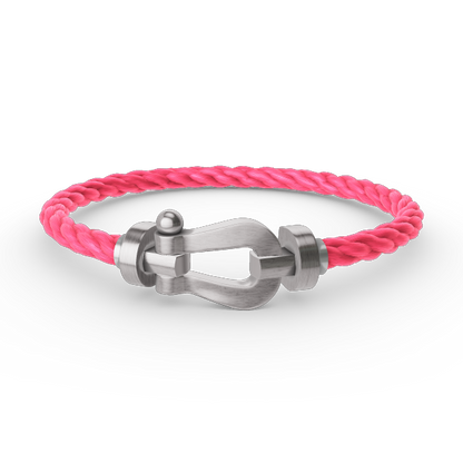 [vivabelle]FORCE LARGE HORSESHOE NO DIAMOND BRACELET SILVER